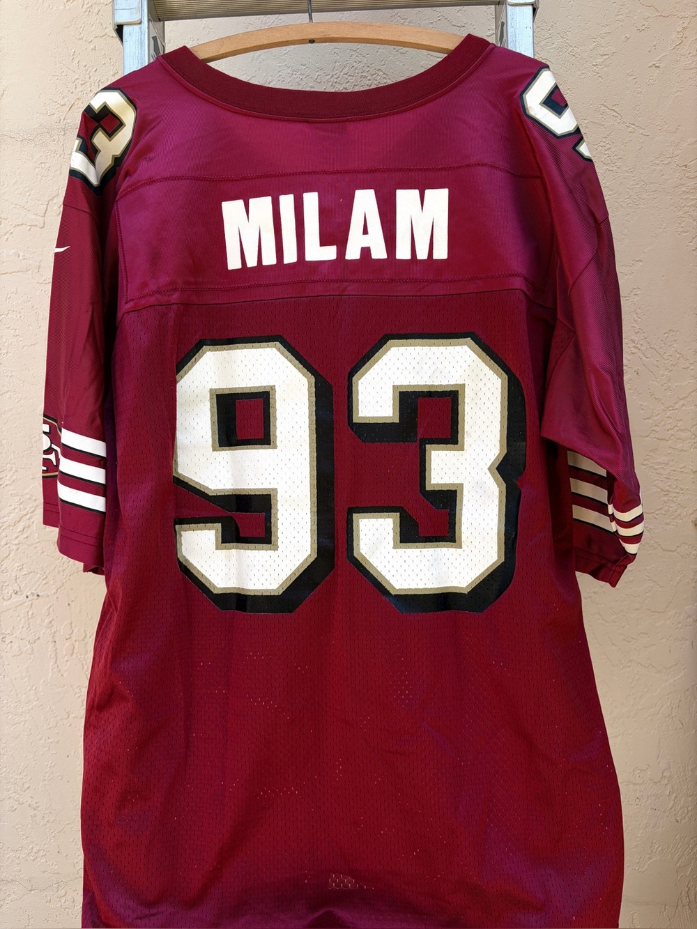 NFL Men’s Nike Football Jersey San Francisco 49ers Milam 93